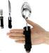 Adaptive Utensil Holder Arthritis Eating Aids Universal Cuff Fork Spoon Fixer Strap Hand Grip Assistive Holder for Parkinson Stroke Arthritis Trem...