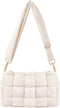 NAARIIAN Puffer Woven Bag Crossbody Purse for Women Padded Cassette Shoulder Bags Trendy Handbags Messenger...