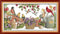 Maydear Cross Stitch Kits for Adults DIY Stamped Cross Stitch Needle Punch Embroidery Kit for Beginner 11CT 3 Strands 27.2×15.4 inches - Birds Gat...