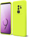 oakxco for Samsung Galaxy S9 Plus Phone Case Liquid Silicone, Fluorescent Bright Solid Color, Cute Thin Slim Soft Rubber TPU Plain Smooth Gel Matt...