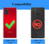 Androgate for Samsung Galaxy A21s Case with Tempered Glass Screen Protectors, Military-Grade Metal Ring Kickstand 15ft Drop Tested Shockproof Cove...