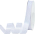 TONIFUL 7/8 Inch x 100yds White Satin Ribbon Thin Solid Frabic Ribbons for Gift Wrapping, DIY Crafts Bows, Invitations, Floral Bouquets, Christmas...