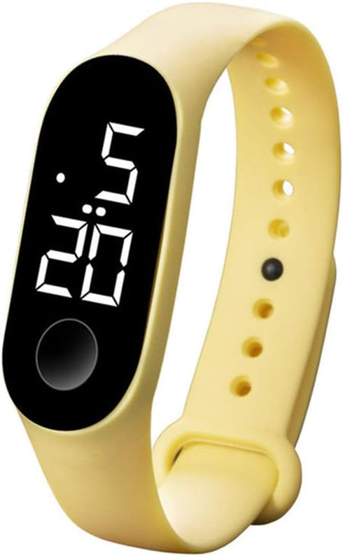 CdyBox 10 Pack 50 Meters Waterproof Led Digital Boys Girls Student Touch Screen Sport Watch Silicone Women Men Wristwatch Gifts...
