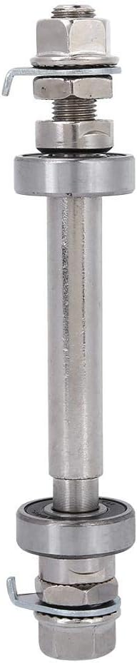 ycle Wheel Hub Axle, Metal ycle Wheel Hub Axle Front Rear Solid Shaft Lever Bike Repair Tool Accessories(Front) Bike Wheel Hub quick release rear ...