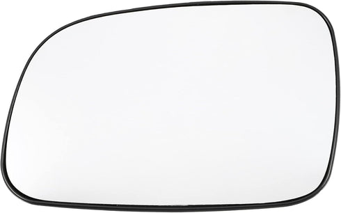 X AUTOHAUX Car Rearview Left Driver Side Heated Mirror Glass Replacement W/Backing Plate for Jeep Grand Cherokee 1999-2004...