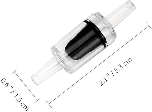 Aquarium Check Valves 16pcs One Way Air Pump Valves Non-Return One Way Air Valves for 3/16 inch Fish Tank Aerator Airline Tubing Accessories Pipe ...