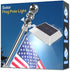 Solar Flag Pole Light, Bright White 6000k Flagpole Light Upgrade Solar Powered for 5ft 6ft Flag Pole,Waterproof Outdoor Dusk to Dawn Led Solar Lig...