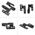 Wiper Blade Adapter, 3392390298 2 Pcs Metal Car Automotive Front Windshield Wiper Arm Adapter Mounting Kit Universal Black with Mounting Screws...