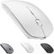 ZERU Bluetooth Mouse,Rechargeable Wireless Mouse for MacBook Pro/MacBook Air,Bluetooth Wireless Mouse for Laptop/PC/Mac/iPad pro/Computer (White)...