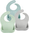PandaEar 3 Pack Silicone Baby Bibs for Boys Girls| Waterproof Toddler Bibs| Adjustable Unisex Baby Bibs for Eating| BPA Free Soft Durable Silicone...