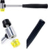 Double Headed Rubber Hammer Mallet Gunsmithing Soft Hammer for Crafts Installation...
