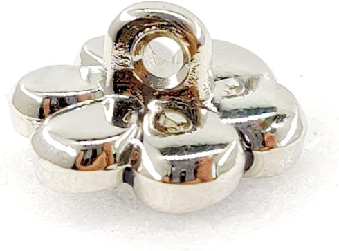 Enamel Black Plum Flower Shank Sewing Buttons 20 Pcs - 11.5mm, 15/32"...