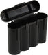 4 Pack AA/AAA / CR123A Black Battery Holder Storage Cases...