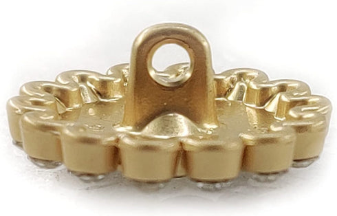 Black Enamel Hearts Circle Sewing Shank Buttons 20 Pcs - 18mm, 23/32"...