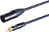 Monoprice XLR Male to RCA Male On Tour Cable - 1 Foot - Black, Heavy Gauge 24AWG, Gold Plated Connectors - Stage Right Series...