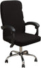 Office Chair Slipcovers Stretchy Polyester Jacquard Computer Chair Cover (No Chair) (Black, M)...