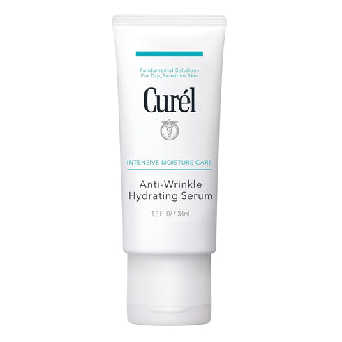 Curel Japan Anti-Wrinkle Hydrating Serum, Lightweight Serum, Fragrance Free & Colorant Free, Sensitive Skin Serum, 1.3 Oz...