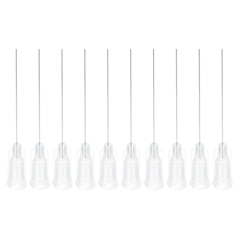 PATIKIL 27Ga x 1.5 Inch Dispensing Needle Tips, 10Pcs Stainless Steel and Plastic Glue Needle Tube Blunt Tips with Luer Lock for Glue Oil Applicat...