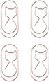 20PCS Rose Gold Cute Cat Paper Clips, Funny Large Binder File Clips Page Holder Bookmarks, for Home Office...
