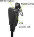 Walkie Talkie Earpiece Headset for Motorola Radio cls1410 cls1110 bpr40 cp200 cp200d cp185 cp100 rdm2070d with Covert Acoustic Tube and PTT mic (1...