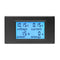 Amp Volt Watt Kwh Meter Tester Panel Digital 4 in 1 Ammeter Voltmeter Multimeter 12V DC 6.5-100V 20A, Voltage Current Power Energy Usage Monitor L...