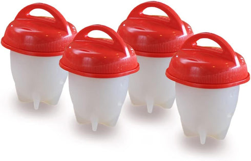 Egglettes Egg Cooker - Hard Boiled Eggs without the Shell, 4 Egg Cups...