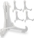 Clear Plastic Easels with Locking Bar Security Lightweight 5"H...