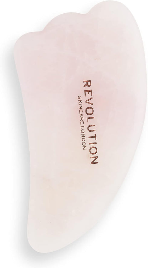 Revolution Skincare London, Rose Quartz Gua Sha, Massager for Face, Neck & Body, 82g...