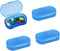 2PCS Pill Case for Purse Small 4PCS Pill Organizer Portable Travel Daily Pill Containers AM & PM Mini Pill Box Vitamin, Fish Oil, Supplement Holde...