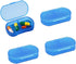 2PCS Pill Case for Purse Small 4PCS Pill Organizer Portable Travel Daily Pill Containers AM & PM Mini Pill Box Vitamin, Fish Oil, Supplement Holde...