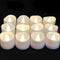 Flickering Flameless Led Tealight Candles with Timer, 6 Hours On and 18 Hours Off in 24 Hours Cycle Automatically Battery Votive Candles for Home ...