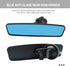 Adjustable Car Interior Rear View Mirror - Universal Cars Trucks SUV - 9.64 x 2.6 inch (Blue)...