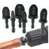 HVAC Swage Tool HVAC Repairing Set, Boring Drill Bits, Air Conditioner Copper Tube Expander Swaging Tool Drill Bit Copper Pipe Swage, 1/4'', 3/8''...