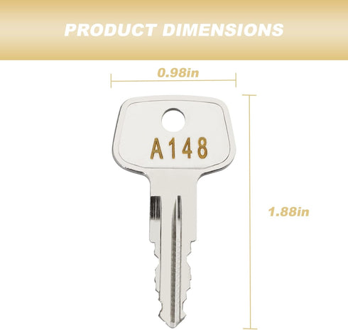 A148 SKS roof rack key,Replacement Keys for Yakima SKS Roof Racks,Crossbars,Carriers.(Code A148)...