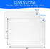 Small White Board, 9 x 12 Dry Erase Board, 2 White Board Dry Erase, Double Sided White Board, Lapboard, Small Dry Erase Board for Kids, Office and...