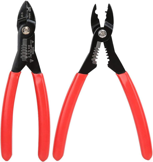 Wire Stripper, 4 in 1 Multi Purpose 12-20 AWG Electricians Pliers Wire Splicer Cable Stripper, Professional Electrical Cable Stripping Crimping To...
