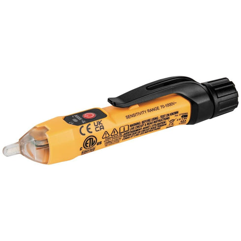 Klein Tools NCVT1XT Voltage Tester, Non-Contact Low Voltage Tester Pen, 70V to 1000V AC, Durable IP67 Tester is Dustproof and Waterproof...