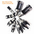 8Pcs Wood Plug Cutter Drill Bit Set, High Carbon Steel Titanium Coated Woodworking Chamfer Drill Bits Straight and Tapered Taper 6mm/ 10mm/ 13mm/ ...