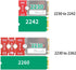 JOYJOM Nvme NGFF M.2 2230 to 2242 Adapter, 2230 to 2280 Adapter, 2230 to 2260 Extender, Support 2240 to 2280, 2260 to 2280 M2 Adapter...