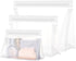 PACKISM Leak Proof Clear Toiletry Bag - Sealed TSA Approved Toiletry Bag with Reinforced Seams, Reusable and Easy to Clean, Clear Travel Bags for ...