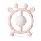 Ali+Oli Baby Teether & Rattle (Pink Giraffe) Baby Teething Relief, Silicone Teethers for Babies 3+ Months, Baby Teething Toys w/Multi-Textured Sur...