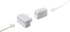 THE CIMPLE CO 2 Pack, White - 2 Line Phone Splitter - 3 Way Telephone Divider (1, 2, and Twin Lines) with RJ11 Keystone Jack - Adapter - 2 Pieces,...