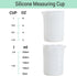 Gartful 250ml Silicone Measuring Cups, 4 PCS Large Nonstick Reusable Silicone Mixing Cups Durable Easy Clean for Epoxy Resin, Casting Molds, Stain...