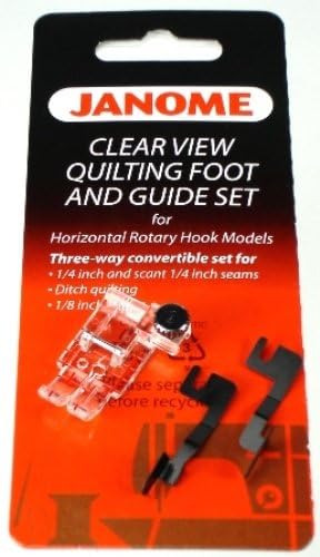 Janome Clear View Quilting Foot and Guide Set...