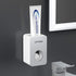 Toothpaste Dispenser, 2 PCS Automatic Toothpaste Squeezer Dispenser for Kids & Family Shower, is Wall Mount Bathroom Accessories with Super Sticky...