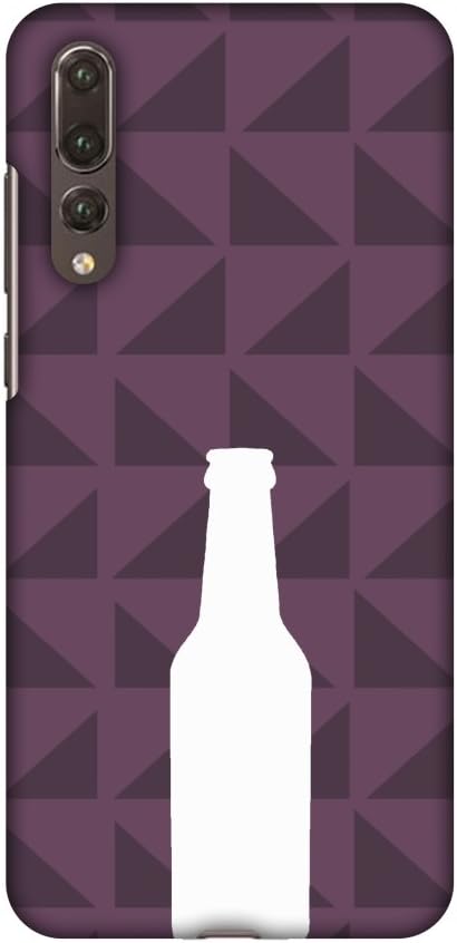 AMZER Slim Fit Handcrafted Designer Printed Snap On Hard Shell Case Back Cover with Screen Cleaning Kit Skin for Huawei P20 Pro - Beer and Pattern...