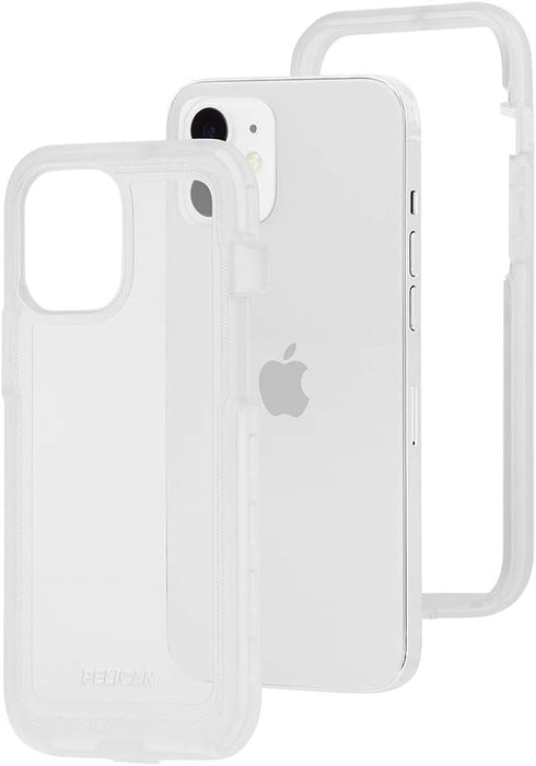 Pelican - MARINE ACTIVE Series - Case for iPhone 12 Mini (5G) - 18 ft Drop Protection - Lanyard Strap - 5.4 Inch - Clear...