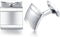 HONEY BEAR Square Cufflinks for Mens Steel Business Wedding Gift Silver...
