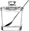 123Arts Glass Sugar Bowl Spice Jar with Lid and Stainless Steel Spoon Spoon...