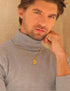 Initial Letter Pendant Necklace for Men Women 18K Gold Plated Rope Chain Necklace 20 Inches Initial Necklaces for Men...